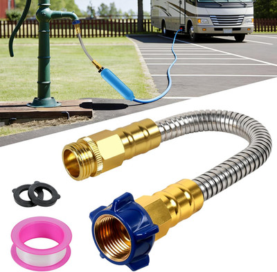 5FT RV Water Hose, Premium Drinking Water Hose - Lead-Free, Anti-Kink, Leak-Proo