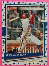 2020 Donruss Independence Day Ronald Acuna EL DE LA SABANA Nicknames Stars #170