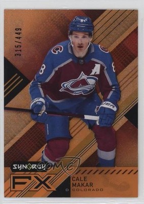 2021-22 Upper Deck Synergy FX Orange 315/449 Cale Makar #FX-CM 14hk