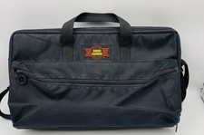 Music Express Vintage Black 30 Cassette Tape Storage Carrying Case With Strap
