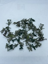 VTG Little Green Plastic Army Men Soldier Figures Lot