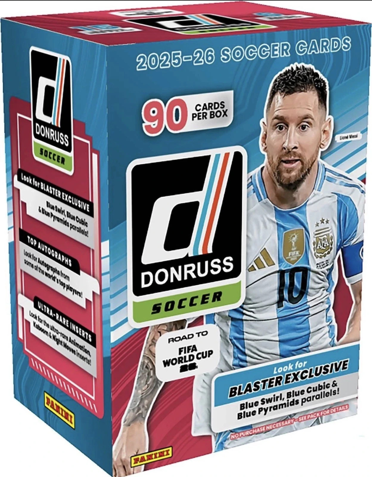2025-26 Donruss Road To FIFA World Cup Soccer Blaster Box New Sealed