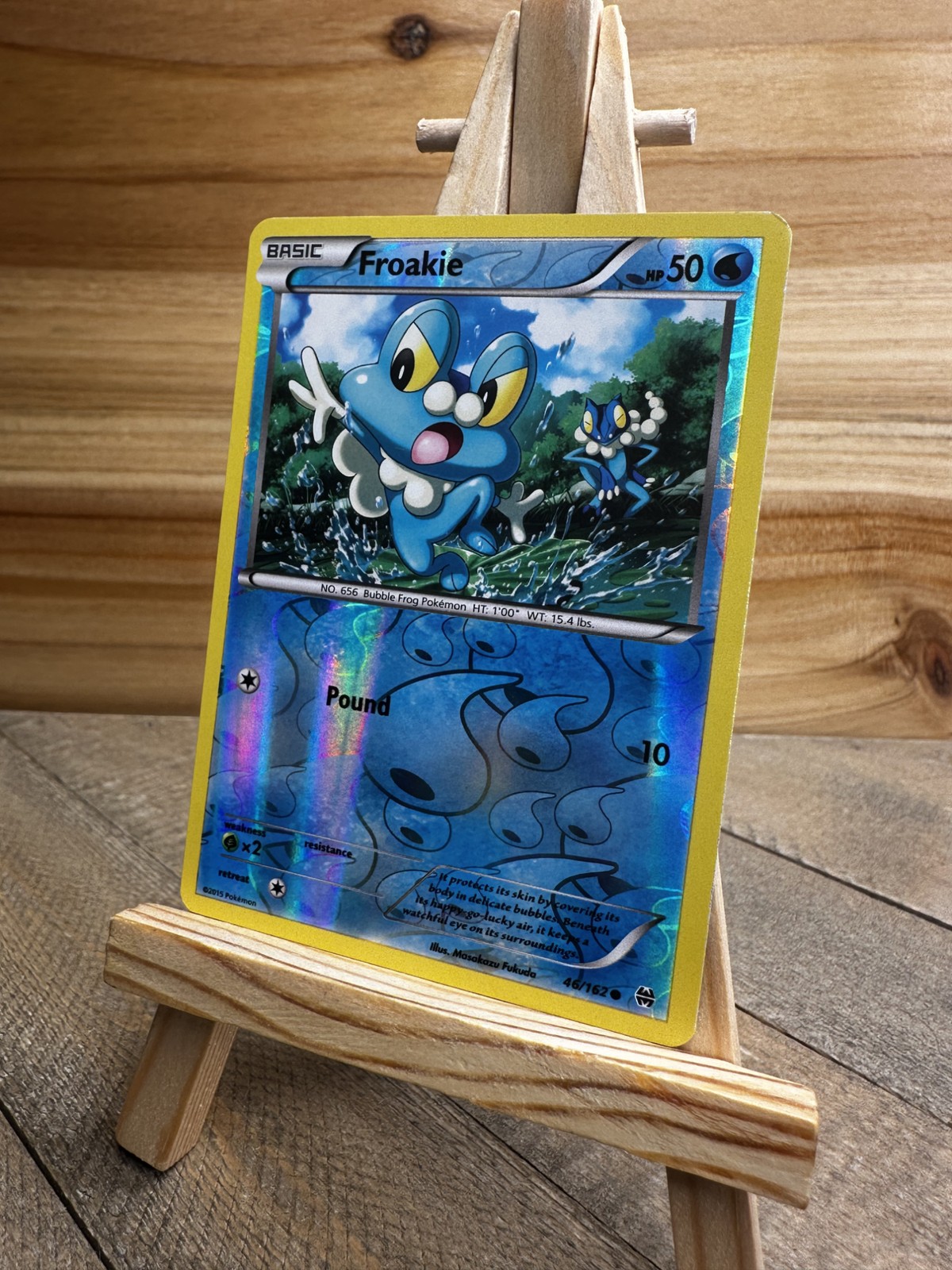 Pokemon XY - BREAKthrough Reverse Holo Froakie #46/162 Lightly played