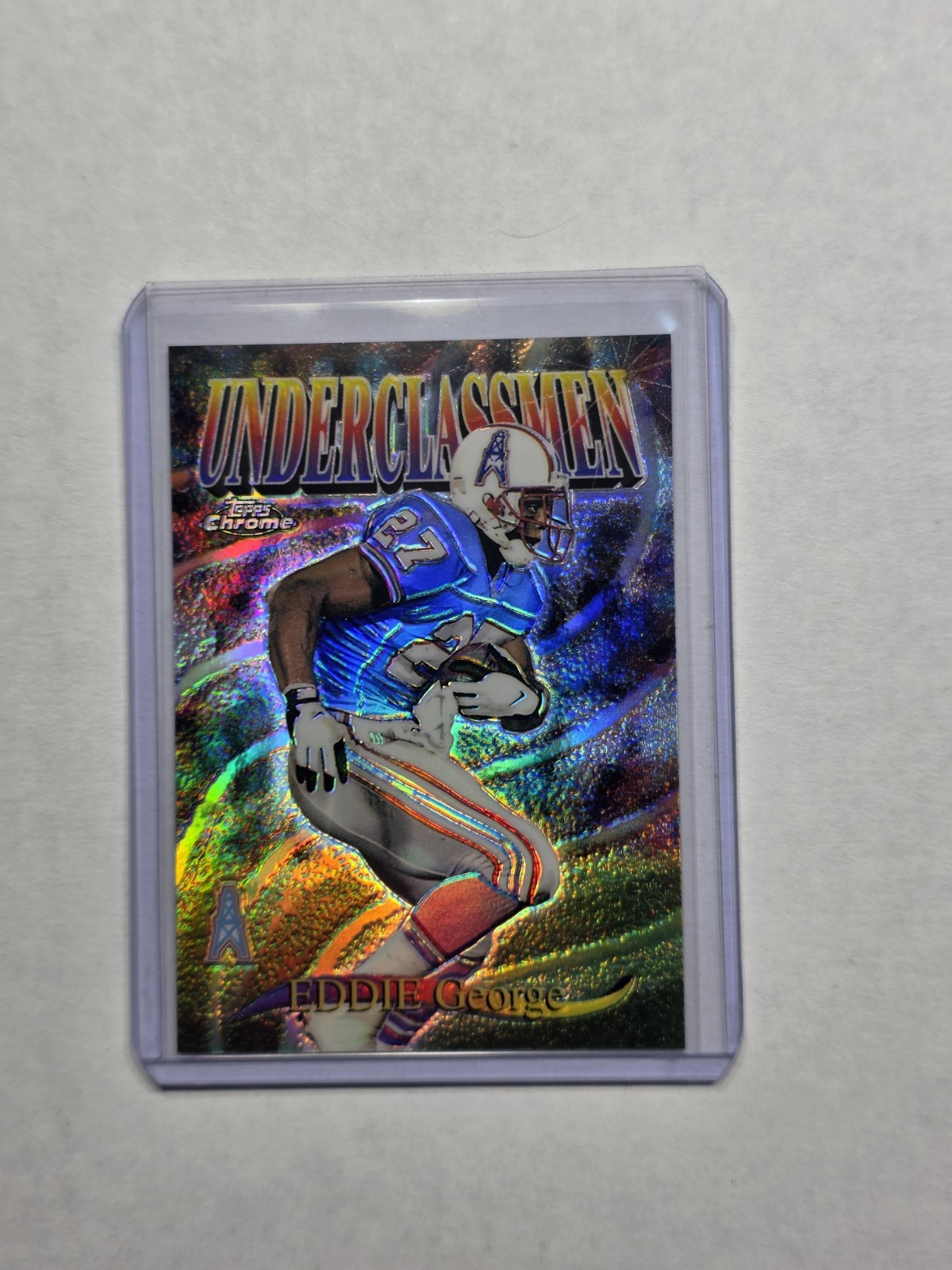1997 TOPPS CHROME UNDERCLASSMEN REFRACTOR #U5 EDDIE GEORGE RC 🔥 