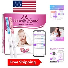 Fertility Essentials: 50 Ovulation Strips  20 Pregnancy Tests   Quick Results