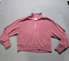 Varley Womens Davidson Doublesoft Sweatshirt medium Half Zip Pullover Lounge