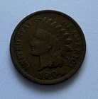 1904 Indian Head Cent Penny USA KM#90a Coin