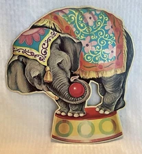 Vintage Circus Memorabilia Elephant Cardboard Cutout Zadek Feldstein Co., Inc.