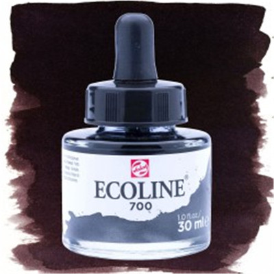 Ecoline Watercolor With Dropper Ml.30 Black