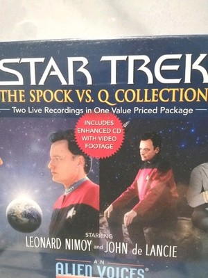 Star Trek - The Spock Vs Q Collection -3 DIsc Set with two live recordings. 2001
