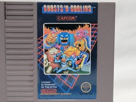 Ghosts 'N Goblins Nintendo NES Game AUTHENTIC 5 Screw Cart - Works Great