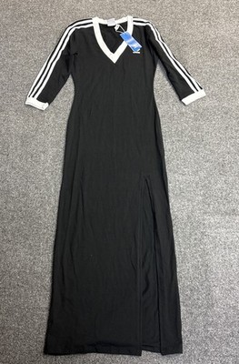 adidas Adicolor Classics 3-Stripes Maxi Dress - Women - Black - XS