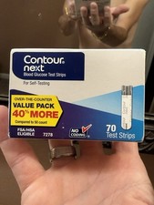 Contour Next 7278 Blood Glucose 10/31/27 Test Strips - 70 Count New Manuf Sealed