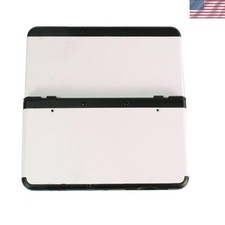 Elegant White Faceplate Battery Shell Case for New 3DS 2015 - High Quality