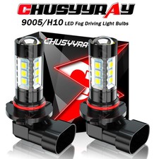 For Dodge RAM 1500 2500 3500 2013-2015 2016 2017 2018 -9006 LED Fog Light Bulbs
