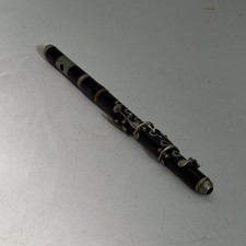6 Key Piccolo Vintage Antique Metal fittings Unmarked Woodwind 30 cm Instrument