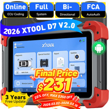 XTOOL USED D7 Auto All System Diagnostic Bidi...