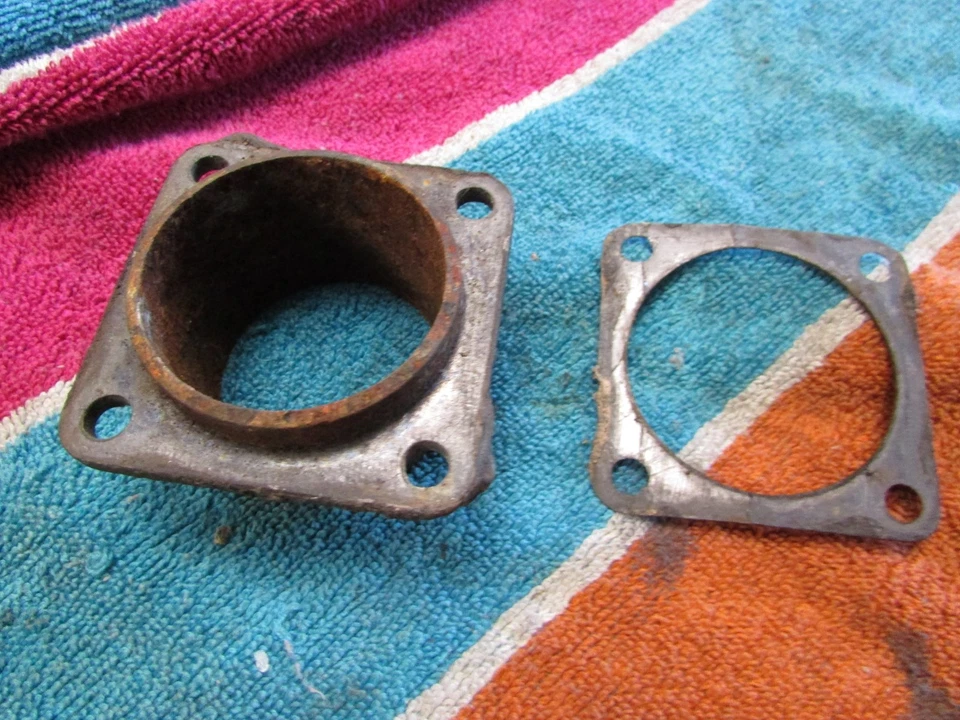 Husqvarna WR/CR 430/500 1983 colector de escape OEM Foto 3 de 4