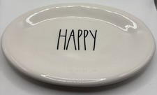 Rae Dunn Easter HAPPY Oval Candy Dish