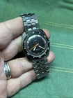 Timex Velocity Electric Diver Type Watch BLACK RACING Dial 762704071 NOT RUNNING