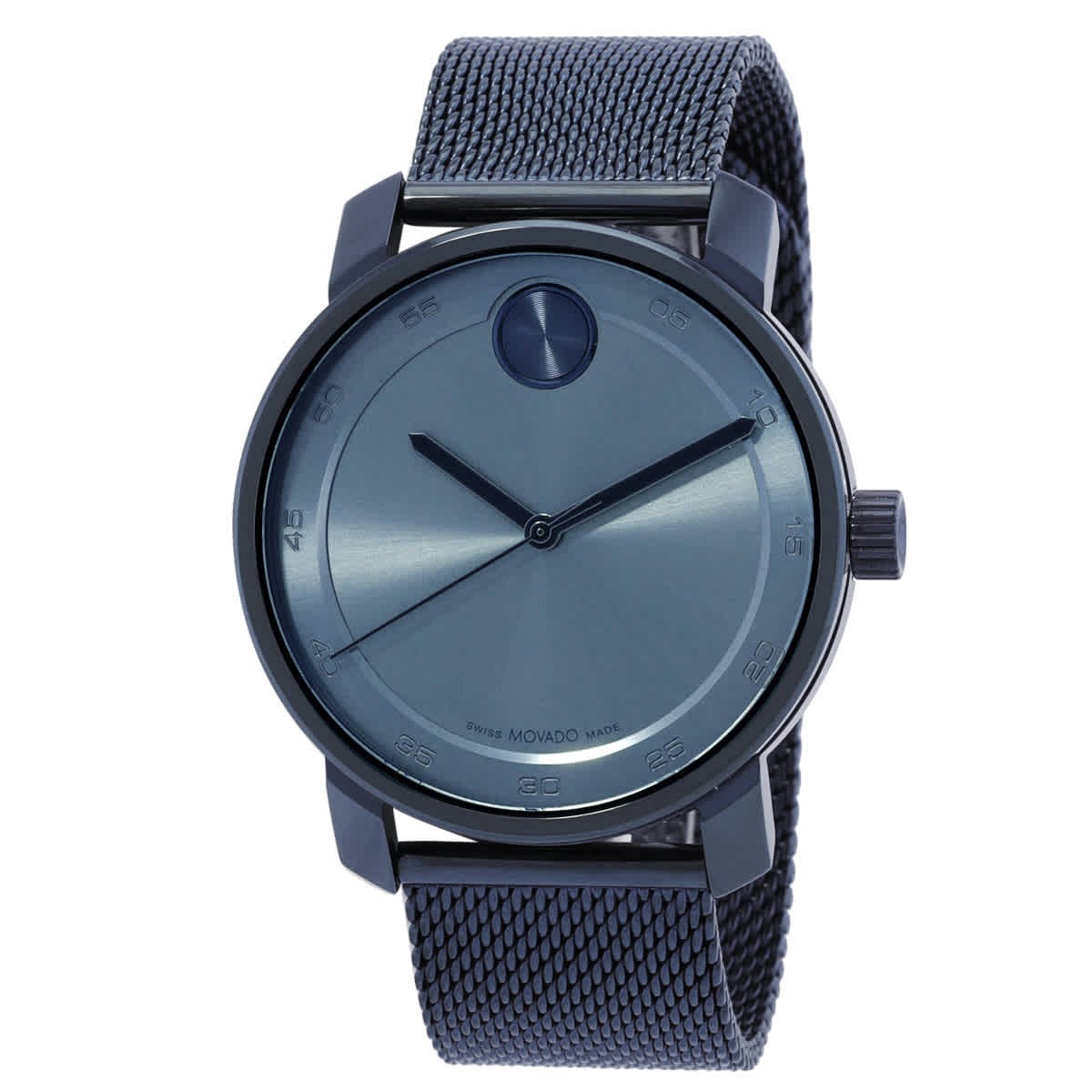 Movado Bold Quartz Blue Dial Men's Watch 3600959 Stainless Steel