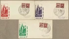 Australia 1950 ANPEX Exhibition to Baker Maloney  FDC Cover x3 Diff Colours