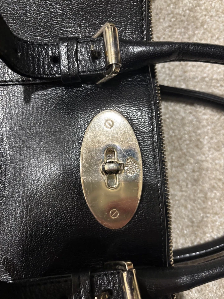 Mulberry Bayswater 双拉链皮革挎包/手提包 - 已停产 — 第 4/4 张图片