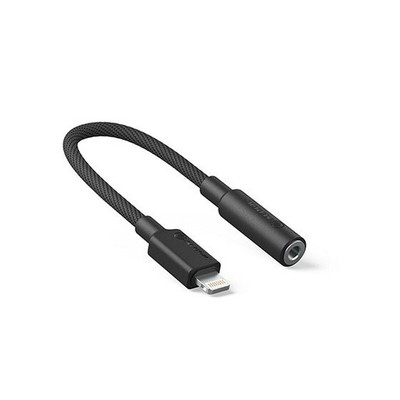 O-Alogic Elements Pro 6cm Lightning to 3.5 Audio Adapter Converter - Black
