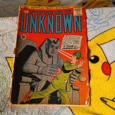 ADVENTURES INTO THE UNKNOWN #126 silver age 1961 horror scifi EGYPTIAN COVER ACG