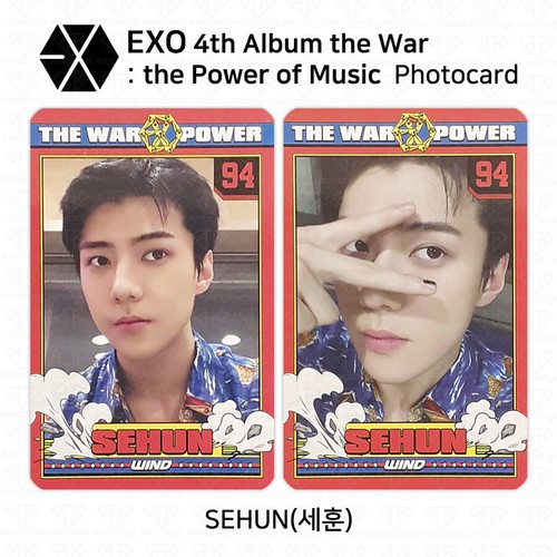 EXO The War The Power Of Music 4th Repackage Official Photocard K-POP KPOP - Picture 10 of 44