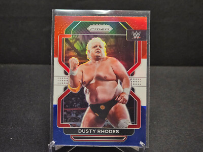 WWE ダスティーローデス 2022 Panini Prizm WWE DUSTY RHODES RED WHITE BLUE REFRACTOR#175 | eBay