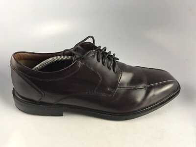 Rockport Shoes Oxford Fair Oak 3 Mahogany Sz 9.5 M Rockport Shoes Oxford Fair Oak 3 Mahogany Brown Leather MSRP  main image 2