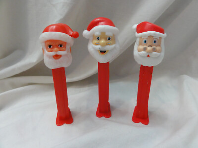 PEZ Lot 3 Christmas ~ Santa Claus Issue D, E & F