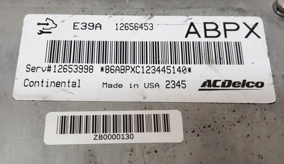 Компьютер модуля управления двигателем ECM ECU от 2013 Cadillac ATS 12656453 - Изображение 3 из 4