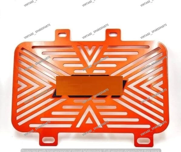Radiator Grill Guard Orange & Black Fit for KTM Duke 125 200 250 390 - Image 3 of 4