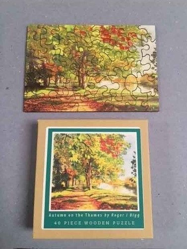 Canal Cruise Mini Wooden 40 Piece Puzzle - Picture 2 of 2