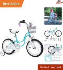 Adorable Swan Girls Bike - Deluxe 14" with Sturdy Training Wheels