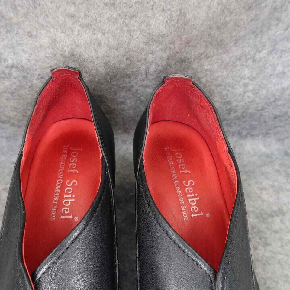 Josef Seibel Shoes Womens 41 Bootie Slip On Fashion Leather Block Heel ...