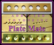 Mitchel's Plate Mate for Acoustic Guitar Bridge Plate Repair / Tone Enhancer