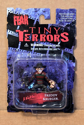 A Nightmare of Elm St FREDDY KRUEGER Figure 2009 Mezco Toy Tiny Terrors Fear NEW
