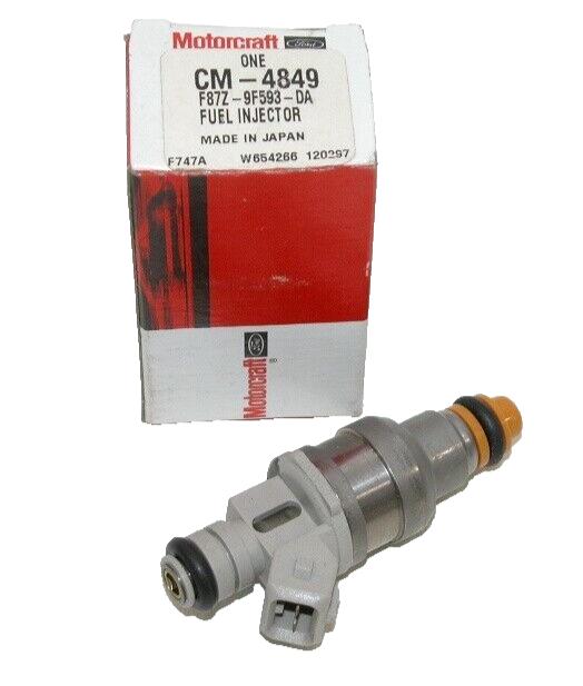 New Genuine Ford F87Z-9F593-DA CM-4849 Fuel Injector Fits 98-03