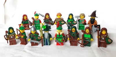 MOC aus LEGO  -Teilen Forestmen AUSSUCHEN Minifiguren Passt zu 10305 40567 NEU