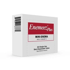 Enemeez PLUS Mini Enema 30 Single Use Enemas #98773 New Packaging Exp 01/28