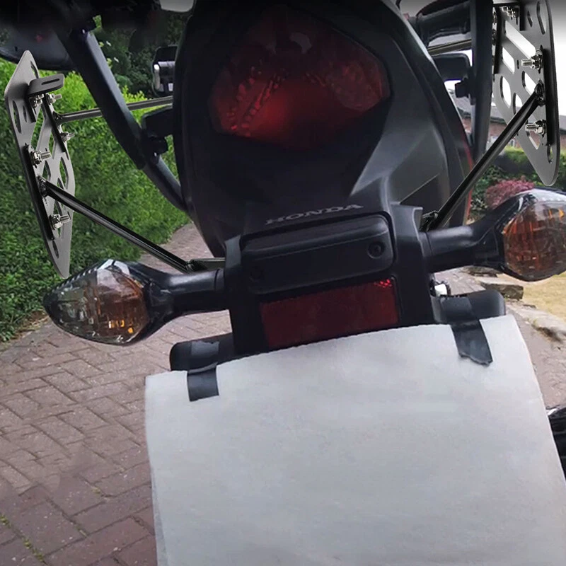 Carrier Saddlebag Pannier Support Black Racks Fit For Honda CB500 X 2013-2024 Foto 4 de 4