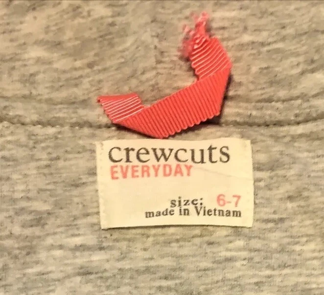 CREWCUTS Talla 6/7 Niñas Marfil Sherpa Con Capucha Oso Chaqueta Abrigo Foto 2 de 4