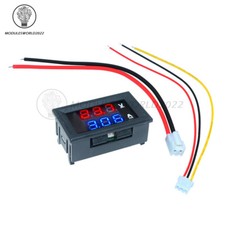 Dc100v 10a Bluered Led Dual Digital Amp Voltmeter Ammeterred Led Voltage Meter Dc100v 10a Bluered Led Dual Digital Amp Voltmeter Ammeterred Led Voltage Meter