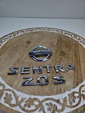 00 01 02 03 Nissan Sentra Emblem Logo Symbol Badge Trunk Lid Rear Chrome Oem 00 01 02 03 Nissan Sentra Emblem Logo Symbol Badge Trunk Lid Rear Chrome Oem