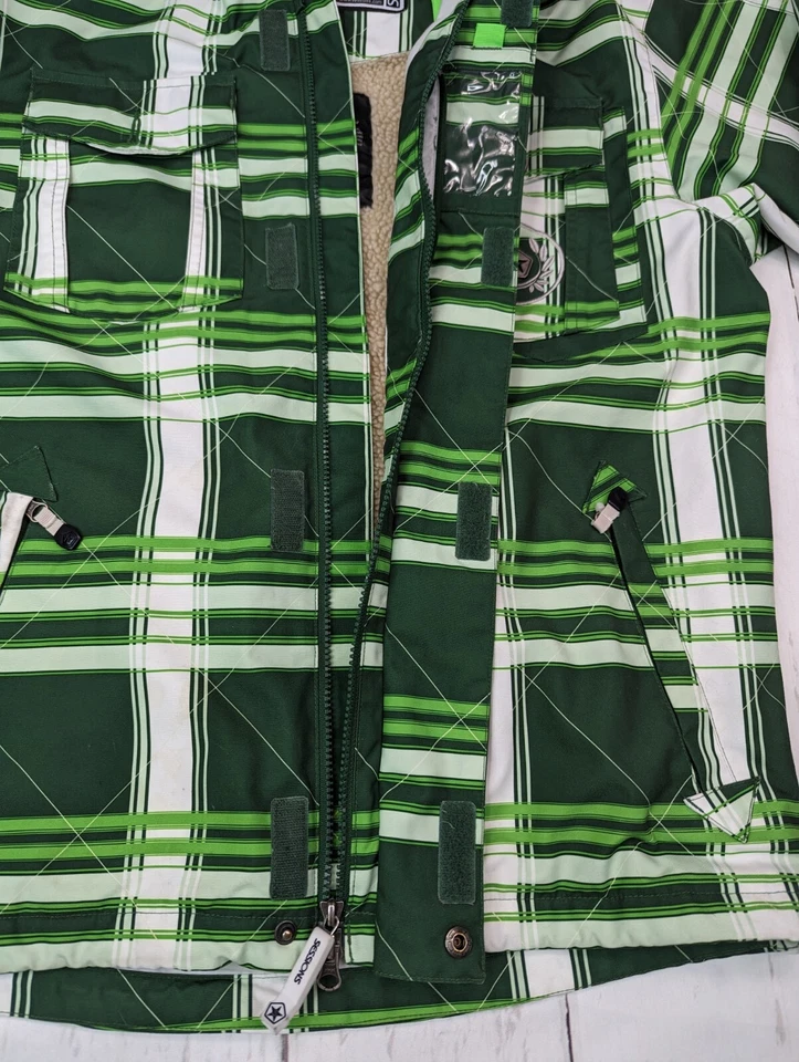 Chaqueta Sessions Terrain Ski Snowboard, PEQUEÑA, Impermeable RECCO Rescate Reflector Foto 2 de 4