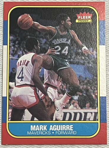 Mark Aguirre RC  1986-87 Fleer Rookie Dallas Mavericks #3