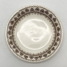 Adams China England: Brown CLOVER Pattern Sma...